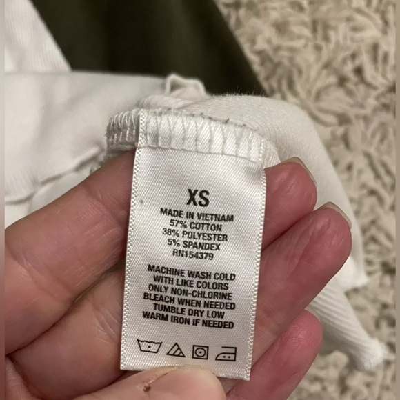 THE OG TEE COLLECTION  AERO green ivory shrunken t shirt xs - Picture 3 of 4